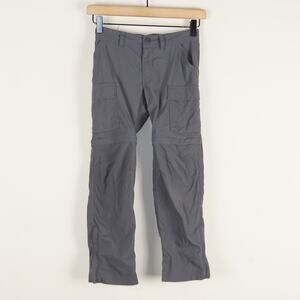 REI Co-Op Convertible Zip Ankle Gray Pants Kids Sz Small / 8